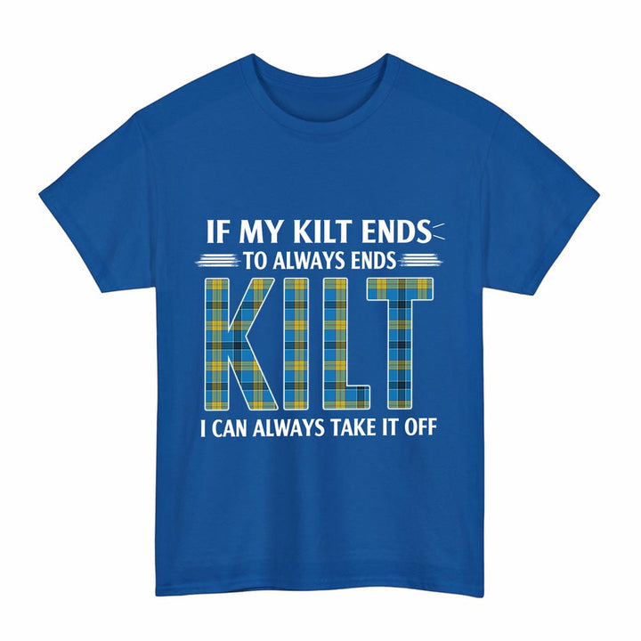 Scottish Laing Clan Tartan Kilt Pride T-Shirt Tartan Plaid Royal Color