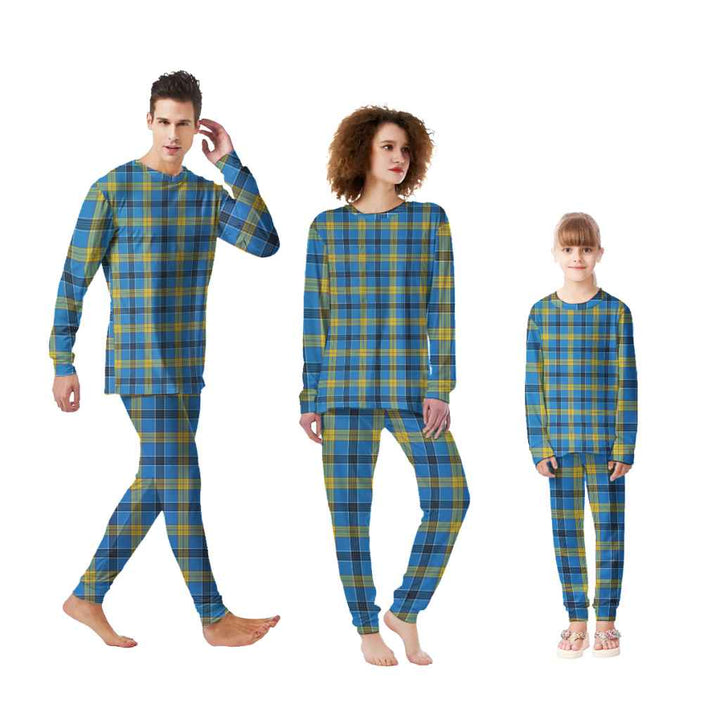 Scottish Laing Clan Tartan Pajama Set Tartan Plaid