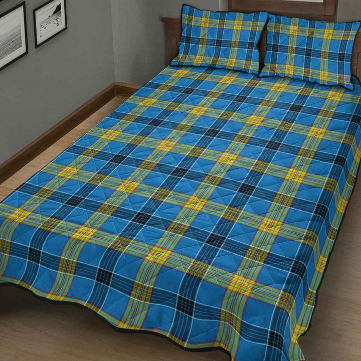 Scottish Laing Clan Tartan Quilt Bed Set Tartan Plaid 3