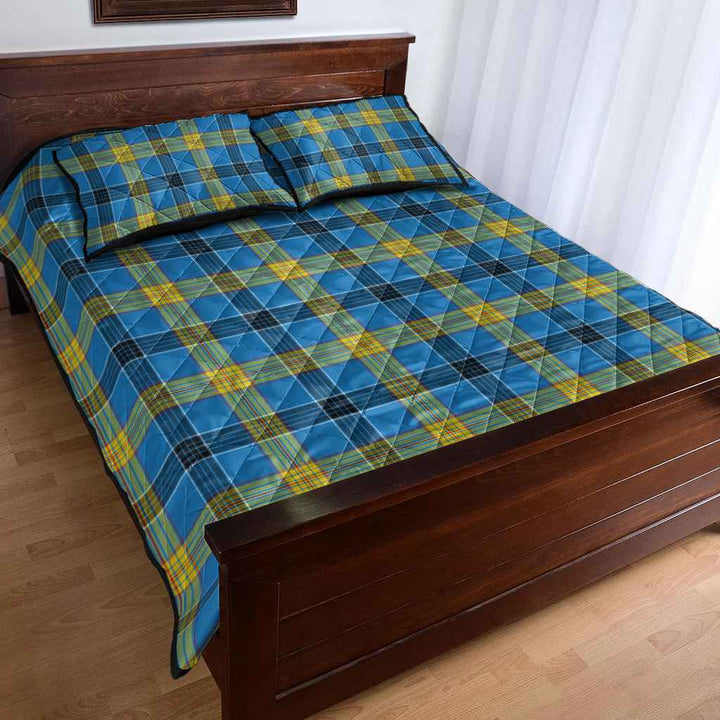 Scottish Laing Clan Tartan Quilt Bed Set Tartan Plaid 4