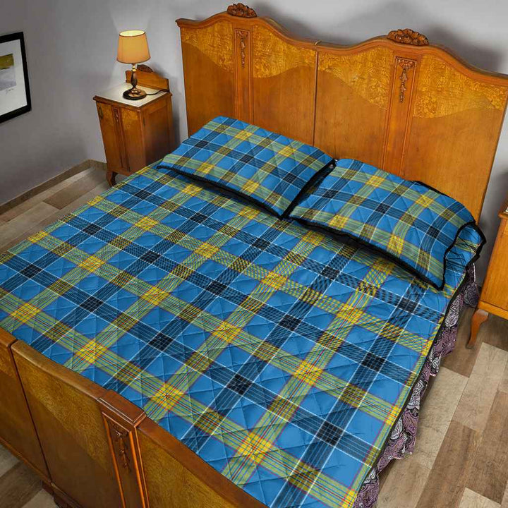 Scottish Laing Clan Tartan Quilt Bed Set Tartan Plaid 5