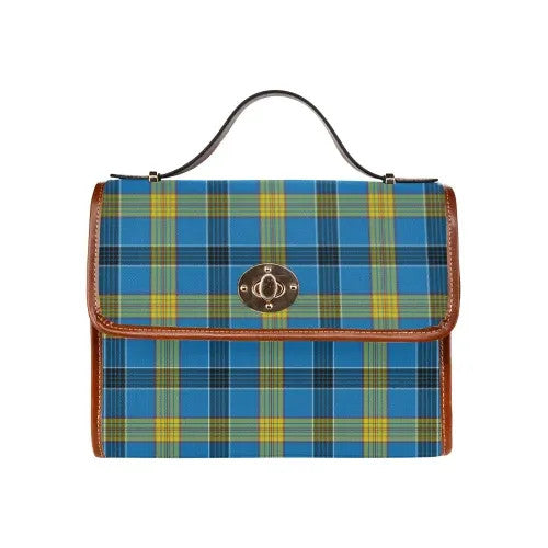 Scottish Laing Clan Tartan Waterproof Canvas Bag Tartan Plaid 1