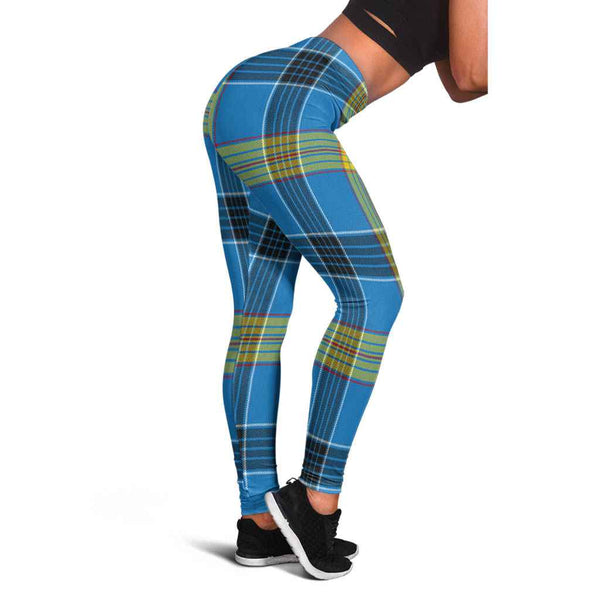Scottish Laing Clan Tartan Women Leggings Tartan Plaid 1