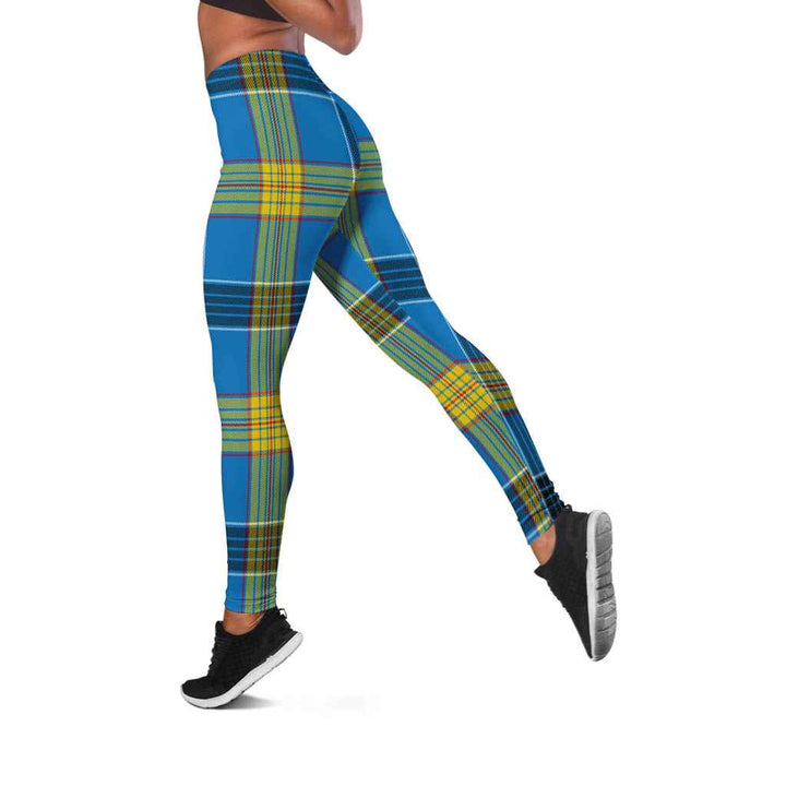 Scottish Laing Clan Tartan Women Leggings Tartan Plaid 2
