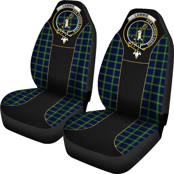 Scottish Lammie Clan Crest Tartan Car Seat Covers - Special Style 2
