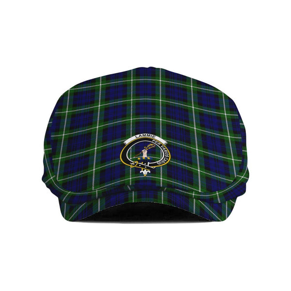 Scottish Lammie Clan Crest Tartan Flat Cap Tartan Plaid 1