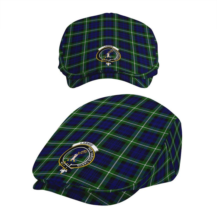 Scottish Lammie Clan Crest Tartan Flat Cap Tartan Plaid 5