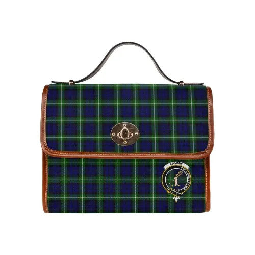 Scottish Lammie Clan Crest Tartan Waterproof Canvas Bag Tartan Plaid 1