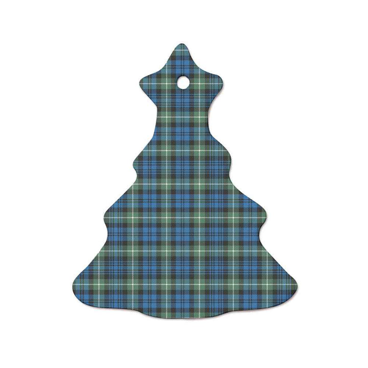 Scottish Lamont Ancient Clan Tartan Ceramic Ornament  Tree Shape Tartan Plaid