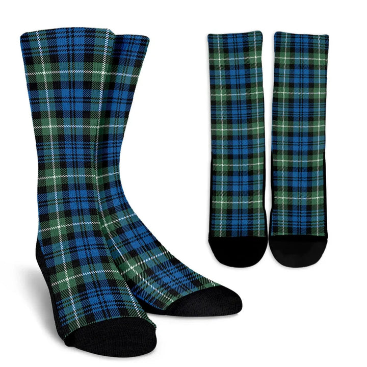 Scottish Lamont Ancient Clan Tartan Crew Socks