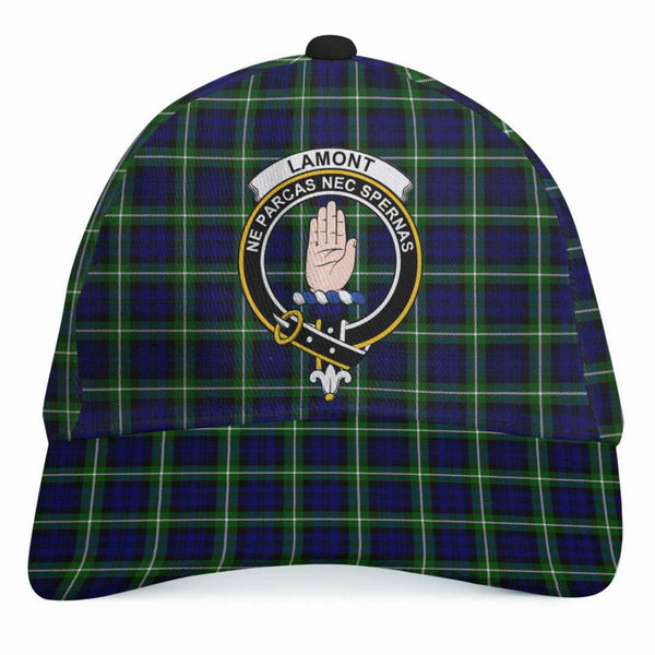 Scottish Lamont Clan Crest Tartan Cap Tartan Plaid 1