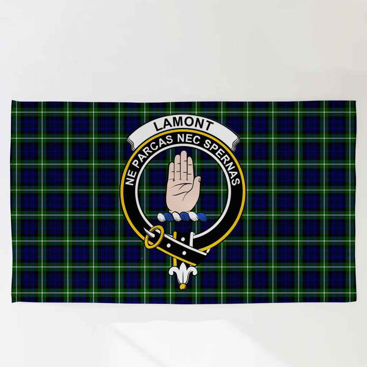 Scottish Lamont Clan Crest Tartan Flag Parade Tartan Plaid 3