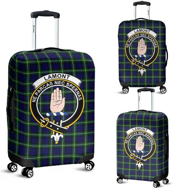 Scottish Lamont Clan Crest Tartan Luggage Cover Tartan Plaid 1