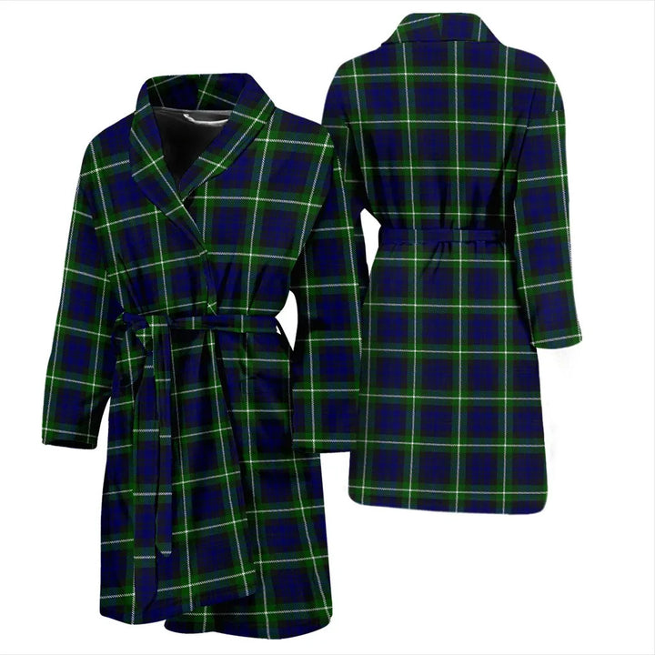 Scottish Lamont Modern Clan Tartan Bathrobe 3