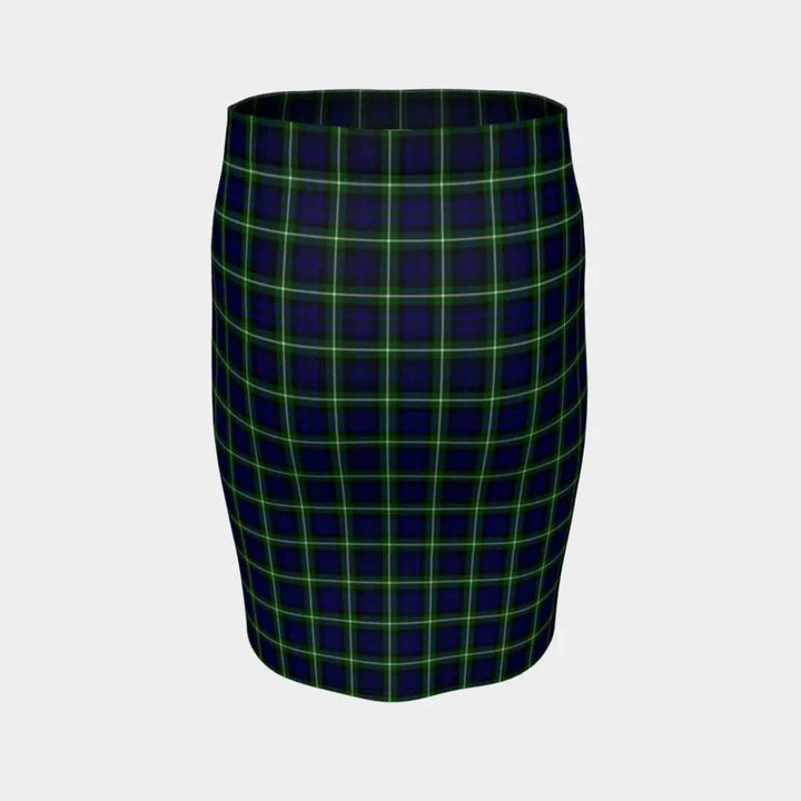 Scottish Lamont Modern Clan Tartan Fitted Skirt Tartan Plaid 4