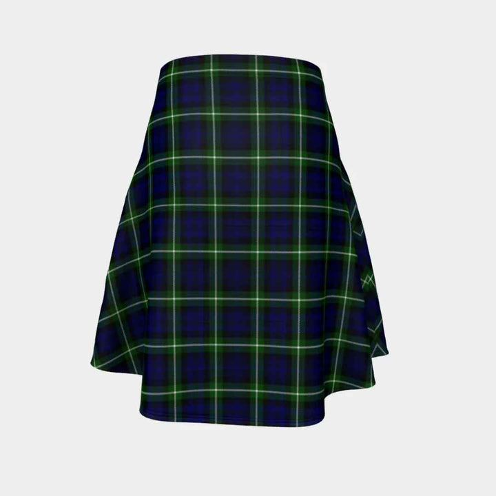 Scottish Lamont Modern Clan Tartan Flare Skirt Tartan Plaid 4