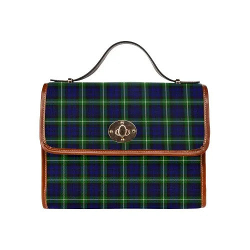 Scottish Lamont Modern Clan Tartan Waterproof Canvas Bag Tartan Plaid 2