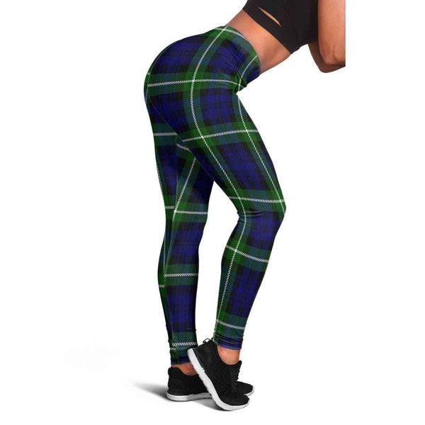 Scottish Lamont Modern Clan Tartan Women Leggings Tartan Plaid 1