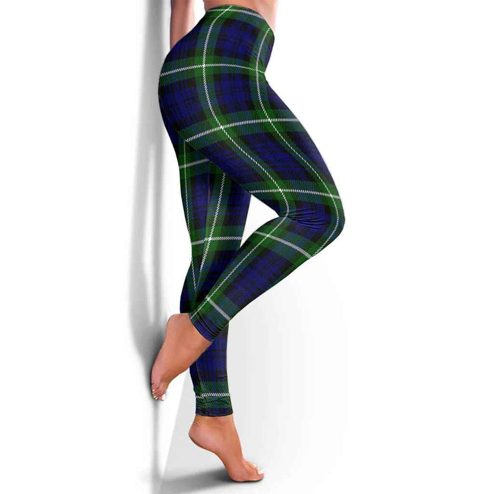 Scottish Lamont Modern Clan Tartan Women Leggings Tartan Plaid 4