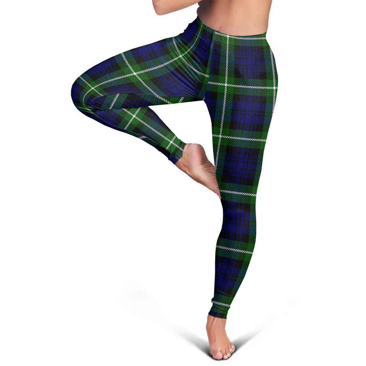 Scottish Lamont Modern Clan Tartan Women Leggings Tartan Plaid 5
