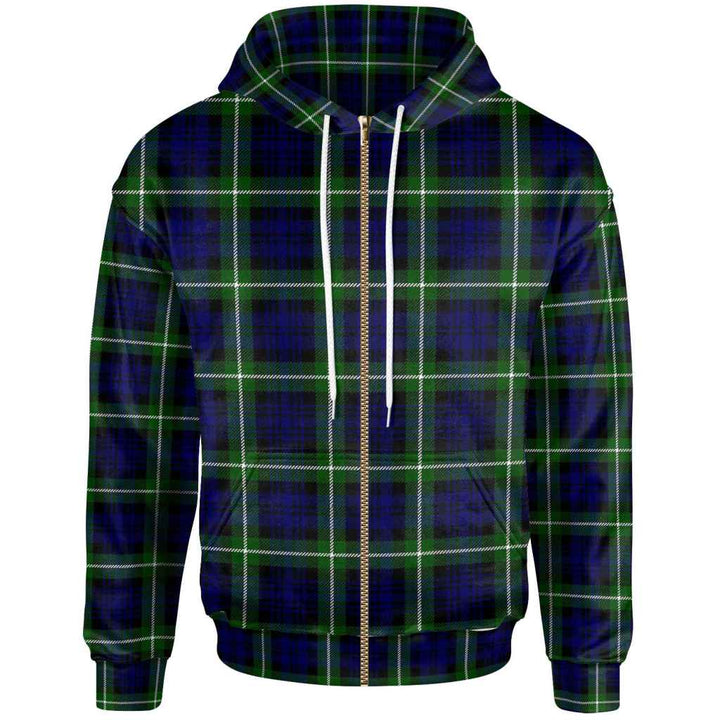 Scottish Lamont Modern Clan Tartan Hoodie Zip Tartan Plaid