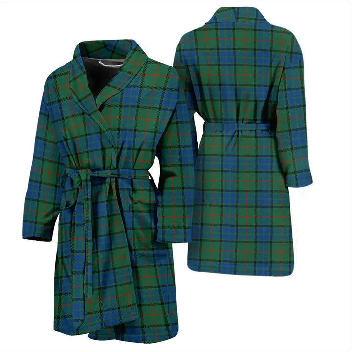 Scottish Lauder Clan Tartan Bathrobe 3