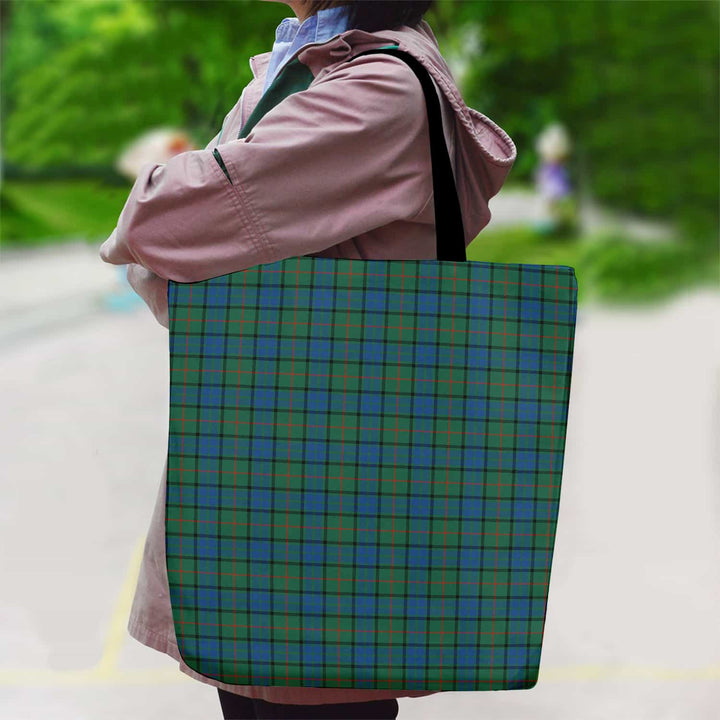 Scottish Lauder Clan Tartan Canvas Bag With Shoulder Strap Tartan Plaid 2