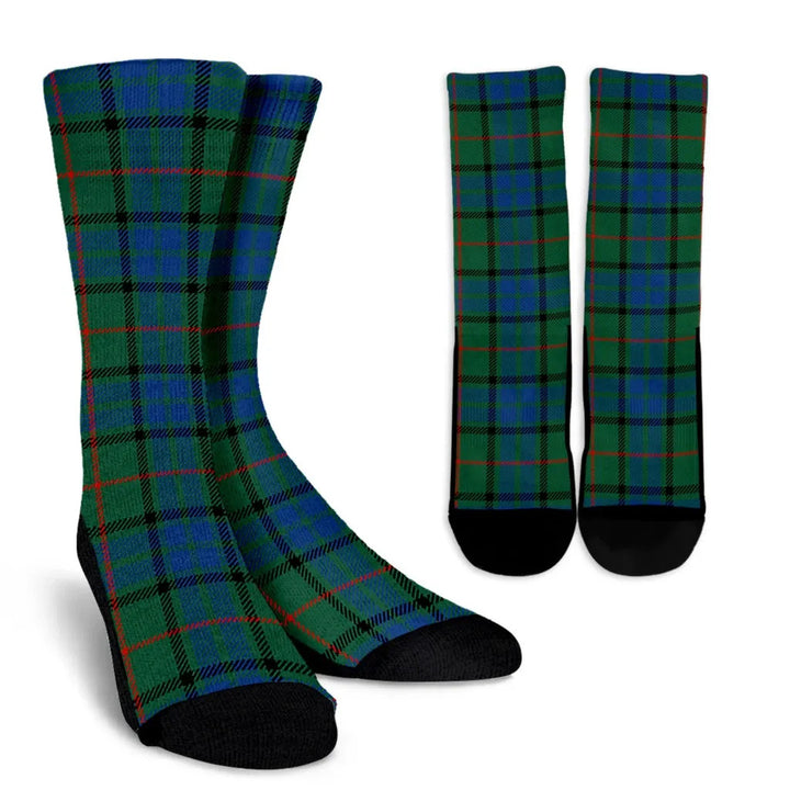 Scottish Lauder Clan Tartan Crew Socks