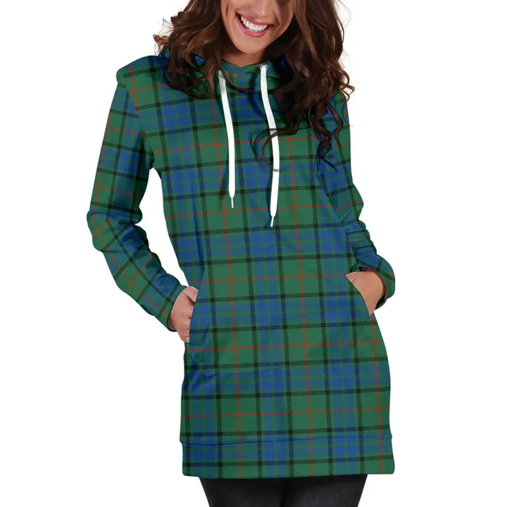 Scottish Lauder Clan Tartan Hoodie Dress
