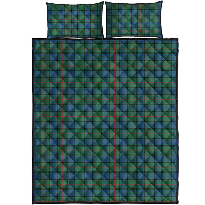 Scottish Lauder Clan Tartan Quilt Bed Set Tartan Plaid 1