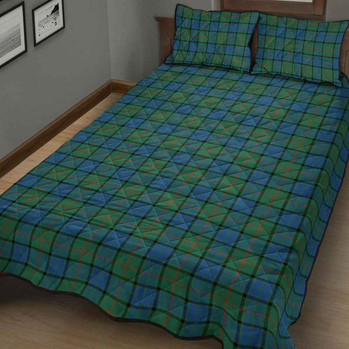 Scottish Lauder Clan Tartan Quilt Bed Set Tartan Plaid 3