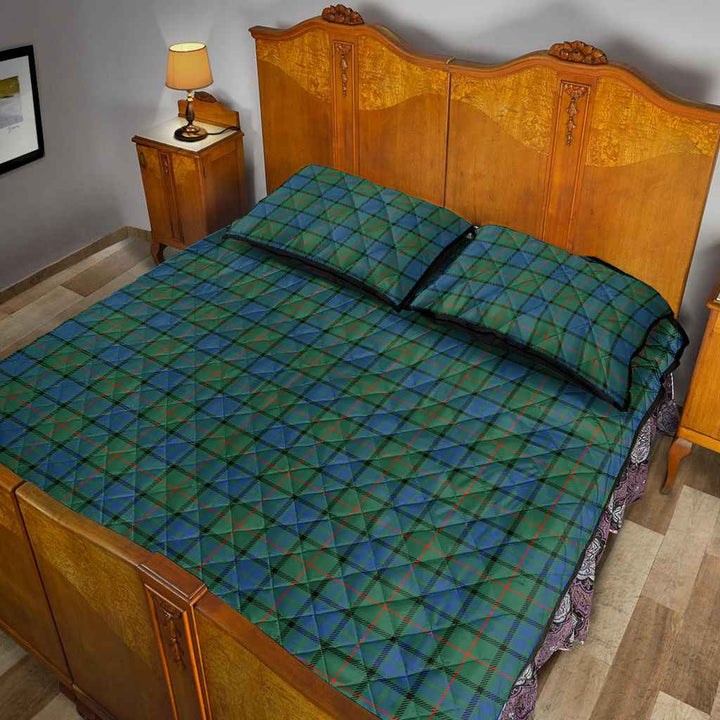 Scottish Lauder Clan Tartan Quilt Bed Set Tartan Plaid 5