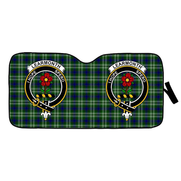 Scottish Learmonth Clan Crest Tartan Car Windshield Sun Shade Tartan Plaid 1