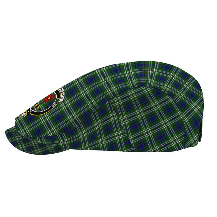 Scottish Learmonth Clan Crest Tartan Flat Cap Tartan Plaid 3