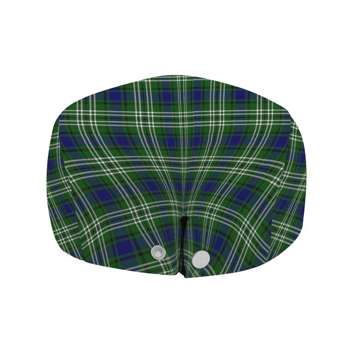 Scottish Learmonth Clan Crest Tartan Flat Cap Tartan Plaid 4