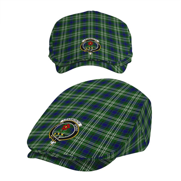 Scottish Learmonth Clan Crest Tartan Flat Cap Tartan Plaid 5