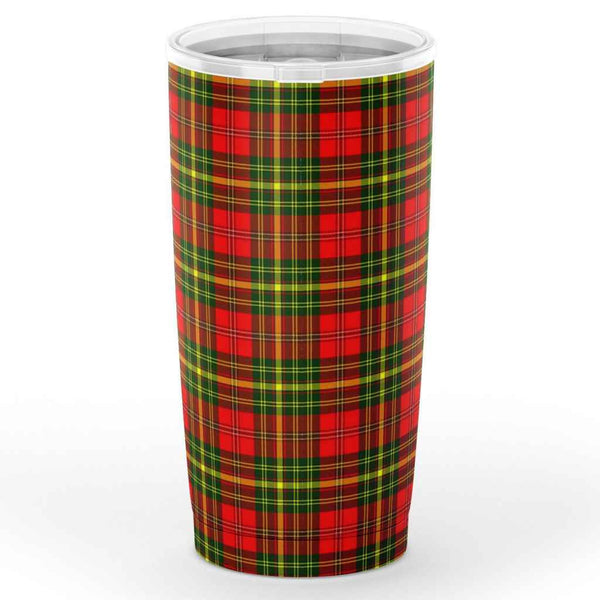 Scottish Leask Clan Crest Tartan Insulated Tumbler Tartan Plaid 2