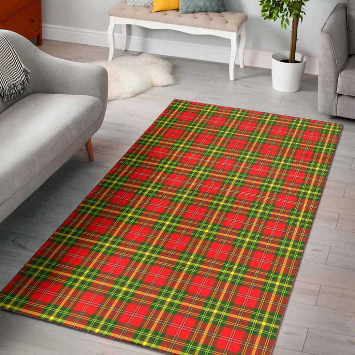 Scottish Leask Clan Tartan Area Rug Tartan Plaid 1