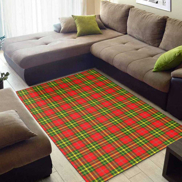 Scottish Leask Clan Tartan Area Rug Tartan Plaid 2
