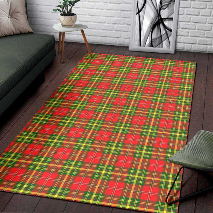 Scottish Leask Clan Tartan Area Rug Tartan Plaid 3