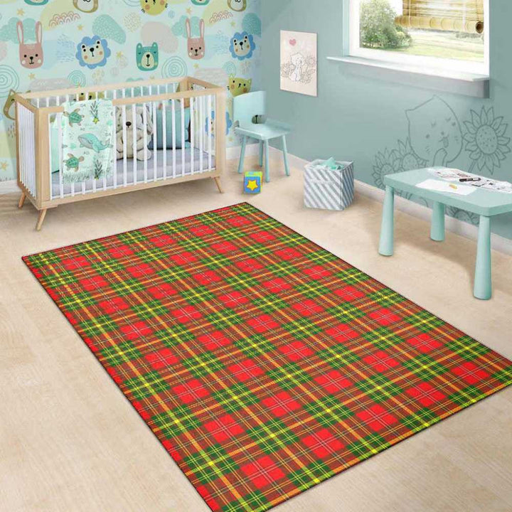 Scottish Leask Clan Tartan Area Rug Tartan Plaid 5