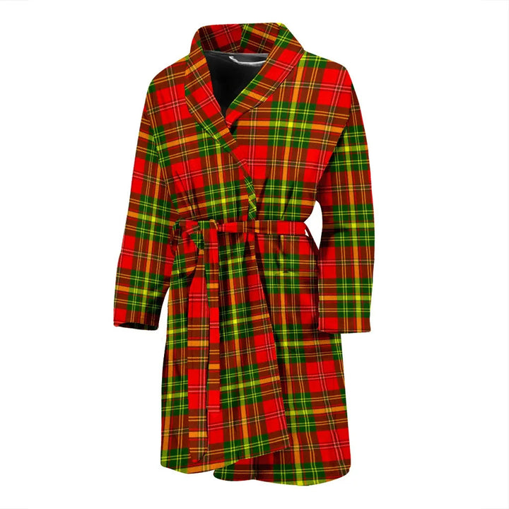 Scottish Leask Clan Tartan Bathrobe 1