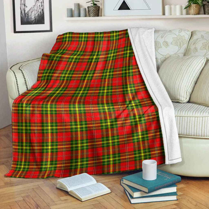 Scottish Leask Clan Tartan Blanket Tartan Plaid 2