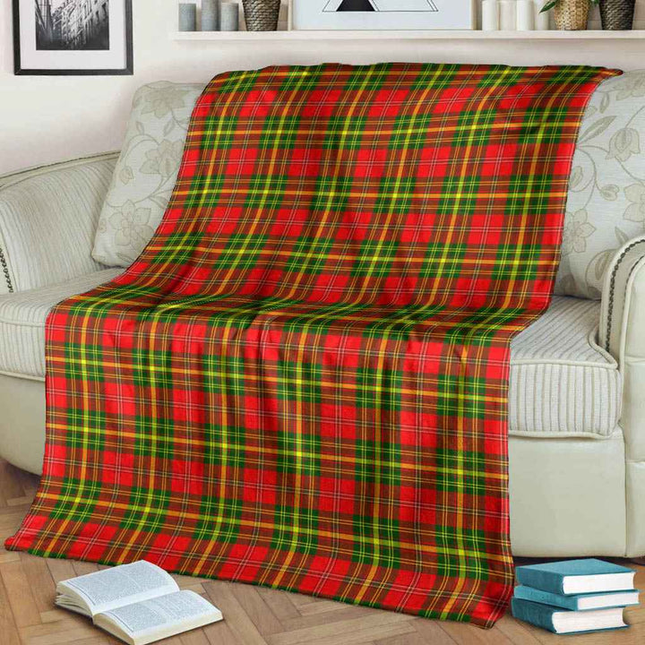 Scottish Leask Clan Tartan Blanket Tartan Plaid 3