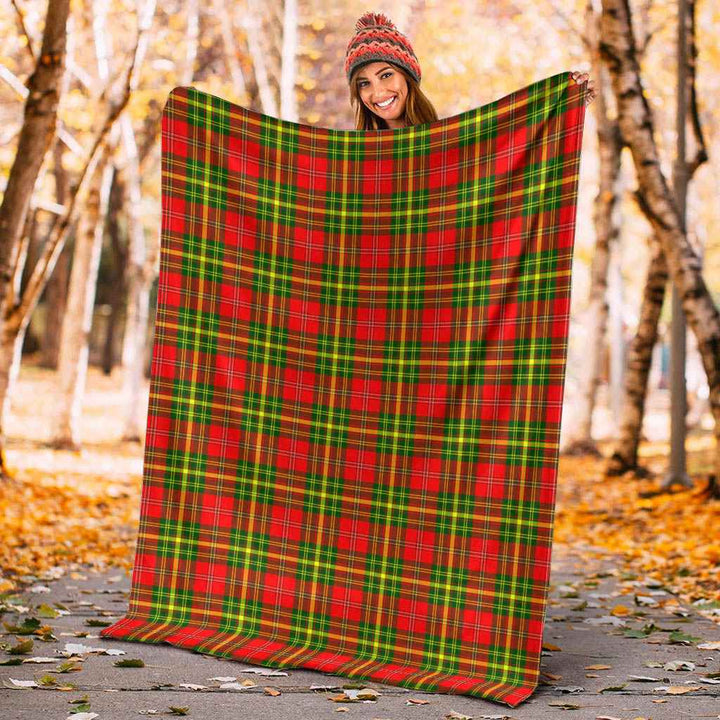 Scottish Leask Clan Tartan Blanket Tartan Plaid 4