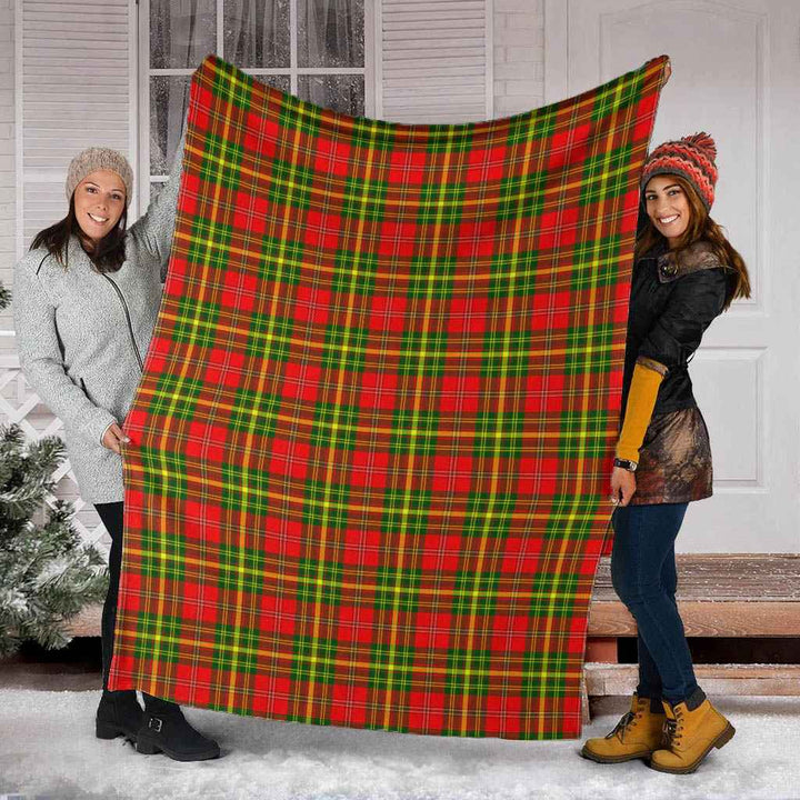 Scottish Leask Clan Tartan Blanket Tartan Plaid 5