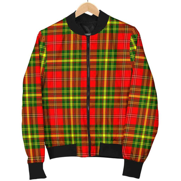 Scottish Leask Clan Tartan Bomber Jacket Tartan Plaid 1
