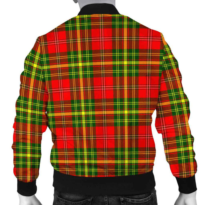 Scottish Leask Clan Tartan Bomber Jacket Tartan Plaid 3