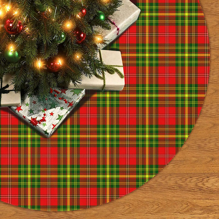Scottish Leask Clan Tartan Christmas Tree Skirt No Tassels 2 Tartan Plaid