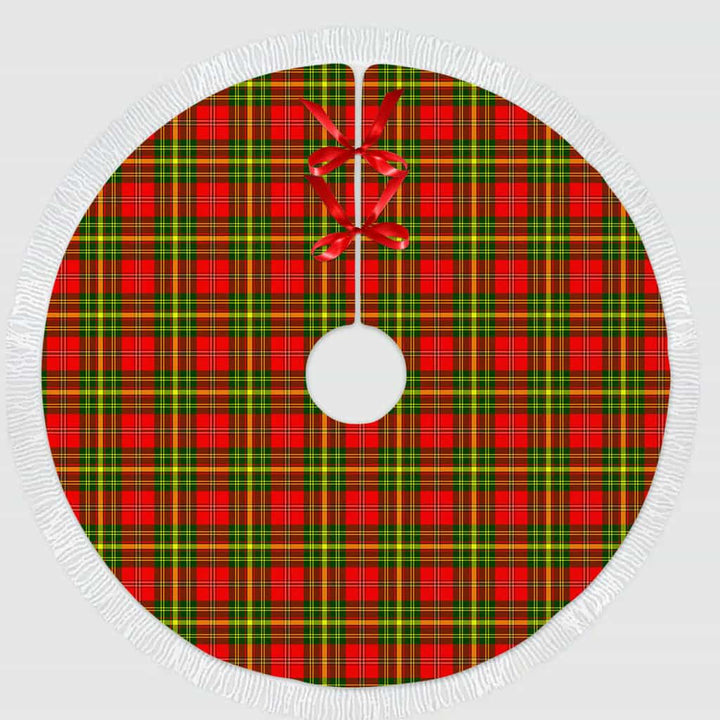 Scottish Leask Clan Tartan Christmas Tree Skirt Tassels 1 Tartan Plaid